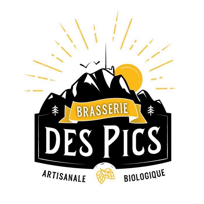 Logo brasserie des pics