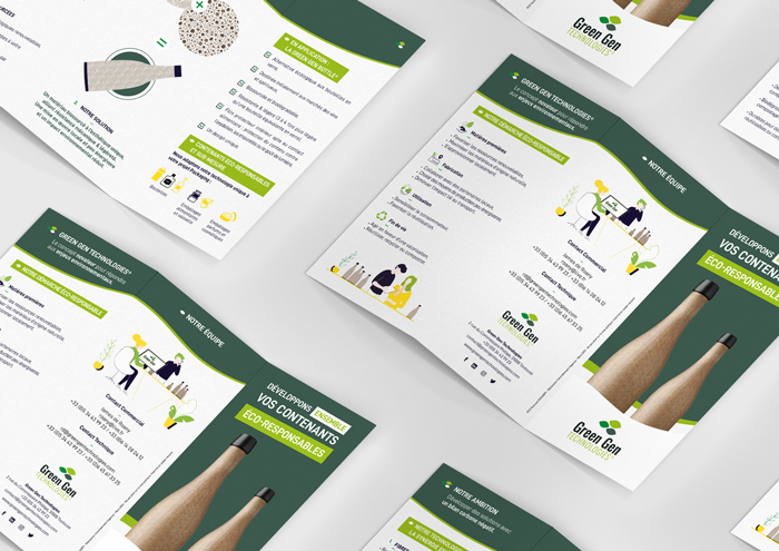 creation brochure print green gen technologies