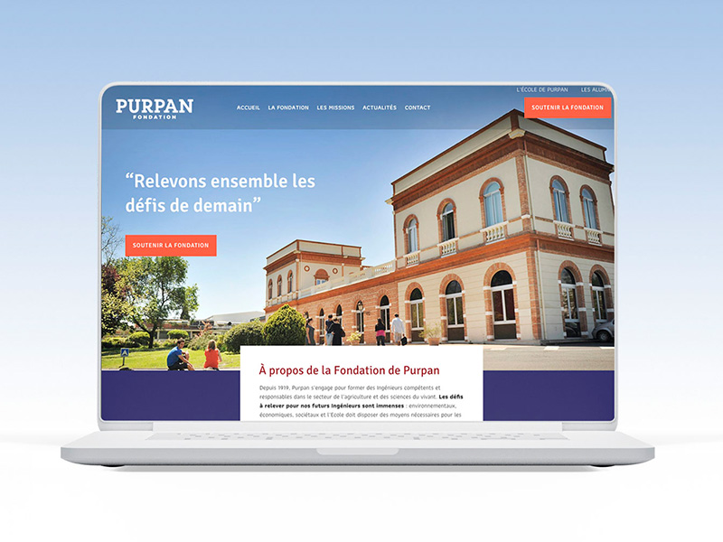 création site internet fondation purpan
