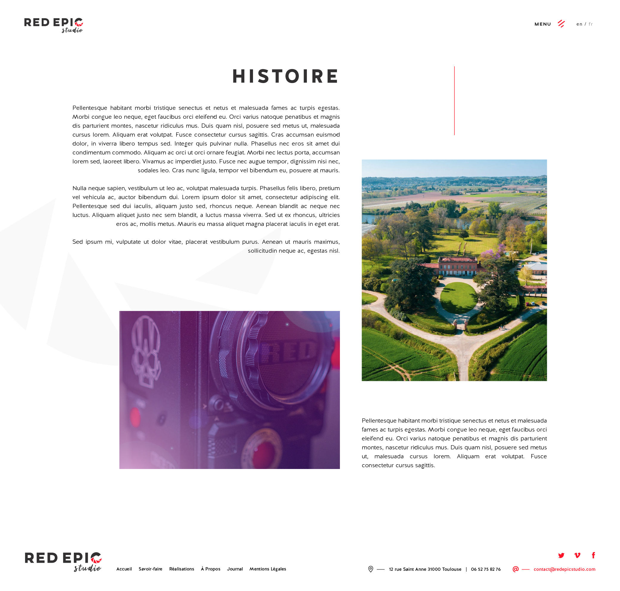 webdesign red epic studio toulouse