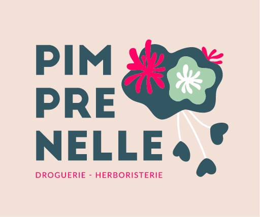 logo pimprenelle - fond rose