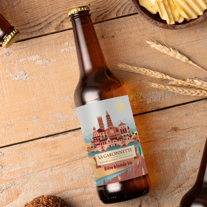création étiquette de bière