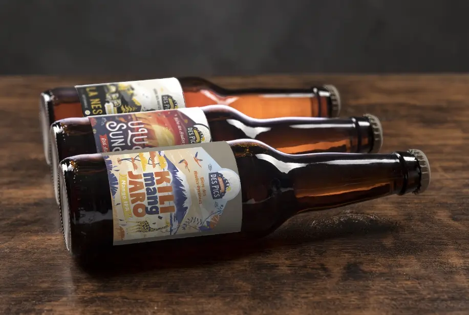 création étiquettes de bières