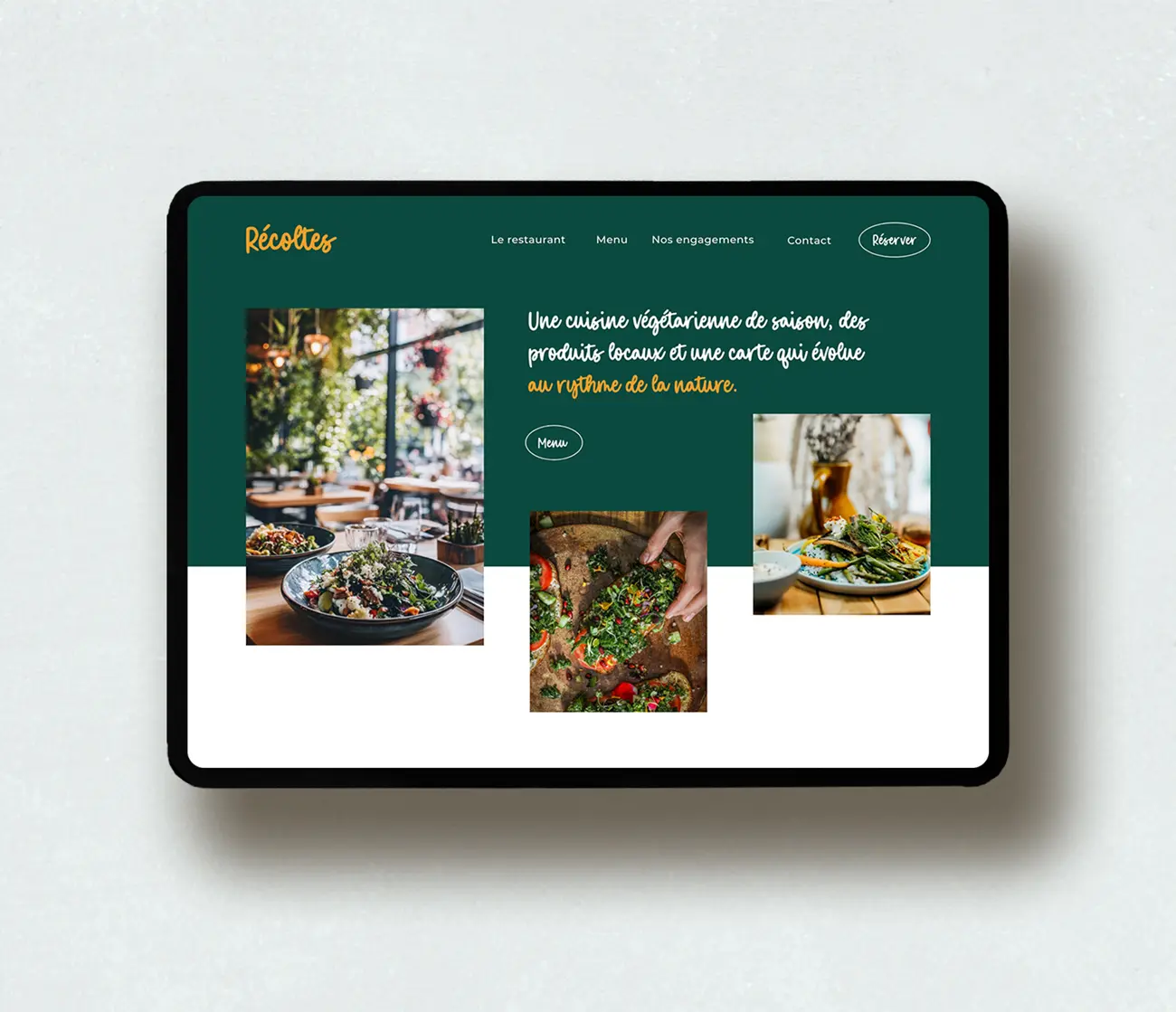 Récoltes,template-site-internet-pour-restaurant-engagé