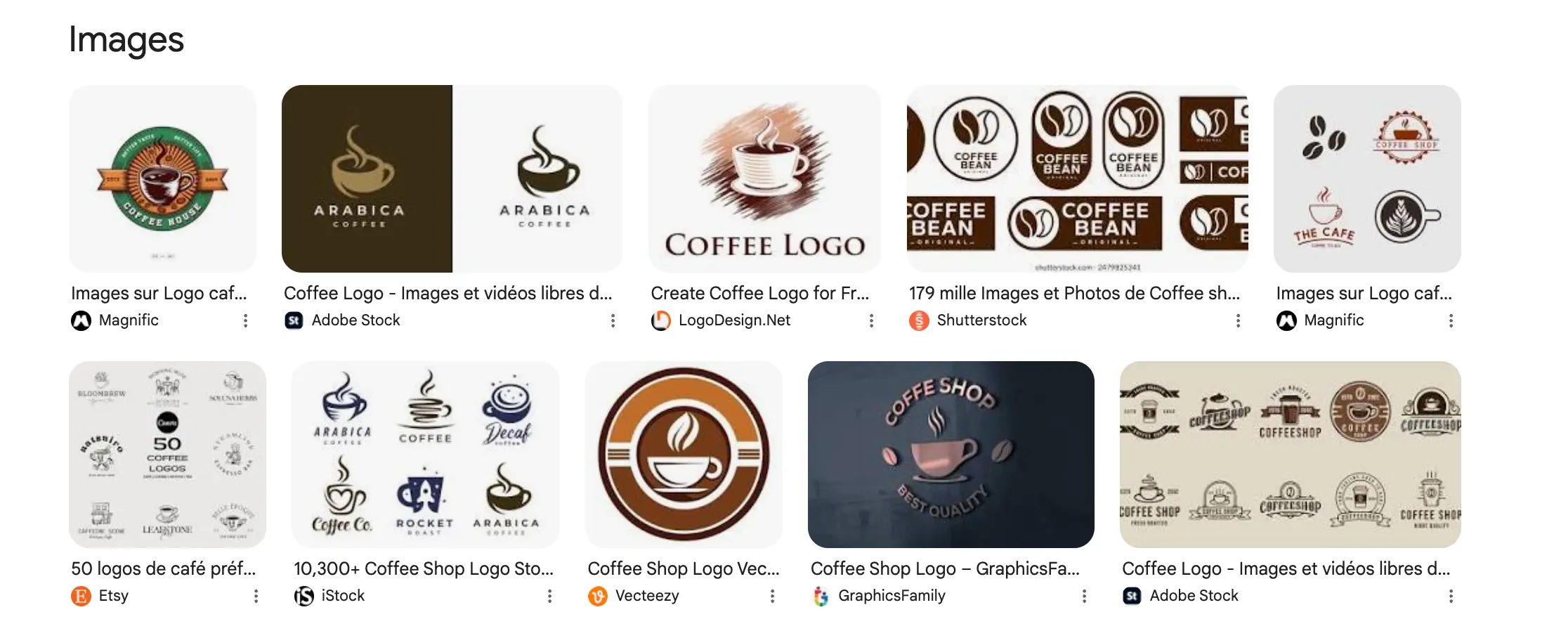 logos coffee shop